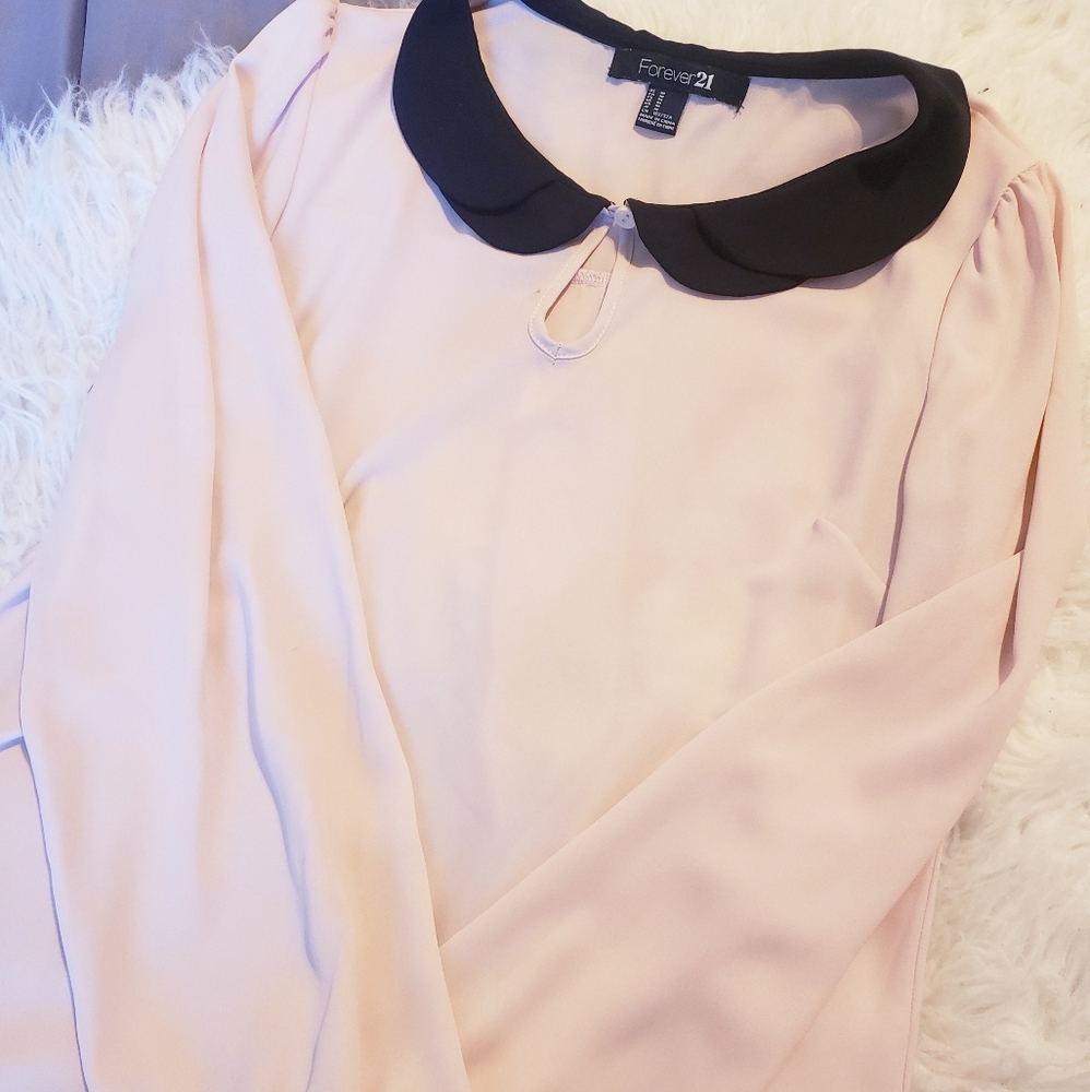 Blush blouse